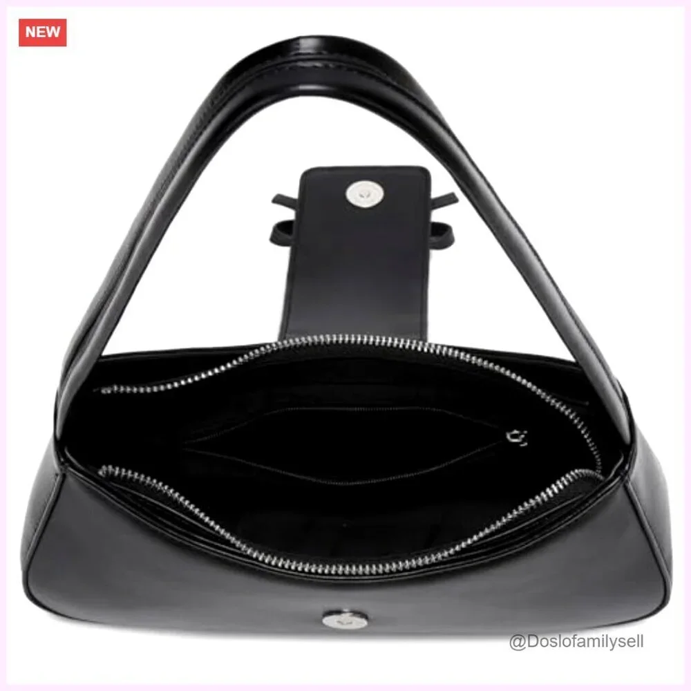 Small Hobo Shoulder Bag with Bow, Lightweight Crossbody Purse for Women